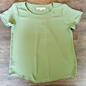 LOFT short sleeve blouse
